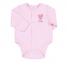 Боди с длинным рукавом для новорожденных БД 202 Бемби светло-розовый (90F)