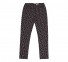 Детские спортивные штаны для девочки ШР 521 Бемби трикотаж черный-рисунок