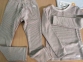 Дитячі термо штани для хлопчика ШР 289 ТМ Бембі бежевий-смужка