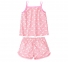 Дитяча літня піжама на дівчинку ПЖ 49 Бембі рожевий-молочний-малюнок