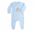Детский комбинезон для новорожденных КБ 146 Бемби интерлок  голубой