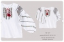 Дитяча етно-сорочка вишиванка на дівчинку РБ 137 Бембі терікоттон білий