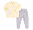 Детский костюм для новорожденных КС 660 Бемби светло-желтый-серый