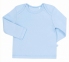 Детская футболка для новорожденных ФБ 826 Бемби рибана светло-голубой