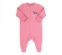 Дитячий комбінезон для новонароджених КБ 122 Бембі байка рожевий-друк
