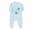 Детский комплект для новорожденных с двух предметов КП 232 Бемби велюр светло-голубой