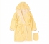 Детский комплект халат и мочалка КП 256 Бемби махра желтый