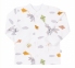 Дитяча сорочечка для новонароджених РБ 97 Бембі інтерлок білий-світло-сірий