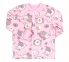 Дитяча сорочечка для новонароджених РБ 97 Бембі байка рожевий-малюнок