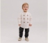 Детская этно-рубашка вышивка для мальчика с длинным рукавом РБ 171 Бемби молочный