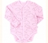 Детский боди для новорожденных БД 127 Бемби интерлок розовый-рисунок