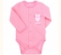 Боді з довгим рукавом для новонароджених БД 59а Бембі байка рожевий