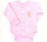 Боді з довгим рукавом для новонароджених БД 69 Бембі рожевий