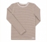 Дитяча термо футболка з довгим рукавом ФБ 723 Бембі рібана бежевий-смужка