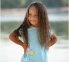 Детская летняя футболка для девочки ФБ 809 Бемби светло-голубой