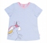 Детская летняя футболка для девочки ФБ 809 Бемби голубой