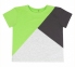 Дитяча футболка на хлопчика ФБ 869 Бембі супрем салатовий-сірий