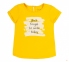 Дитяча футболка на дівчинку ФБ 888 Бембі жовтий