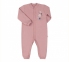 Детский комбинезон человечек с длинным рукавом для новорожденных КБ 83 Бемби розовый(30E)