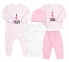 Детский комплект для новорожденных КП 250 Бемби светло-розовый-рисунок