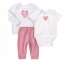Детский комплект для новорожденных КП 255 Бемби розовый