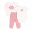 Детский комплект для новорожденных КП 255 Бемби розовый-вышивка