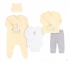 Детский комплект из пяти предметов для новорожденных КП 286 Бемби светло-желтый