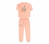 Дитячий спортивний костюм для дівчинки КС 716 Бембі абрикосовий