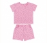 Дитячий літній костюмчик для дівчинки КС 739 Бембі супрем рожевий-малюнок