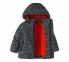 Дитяча зимова куртка для хлопчика КТ 265 Бембі чорний малюнок