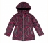 Детская зимняя куртка универсальная КТ 274 Бемби малиновый-рисунок