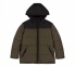 Детская зимняя куртка для мальчика КТ 295 Бемби хаки-черный