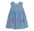 Детское летнее платье на девочку ПЛ 310 Бемби голубой