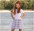 Детское летнее платье на девочку ПЛ 315 Бемби белый-синий
