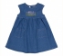 Детское платье для девочки ВЛ 348 Бемби джинс голубой