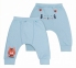 Дитячі штани для новонароджених ШР 609 Бембі світло-блакитний