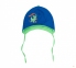 Детская шапочка для мальчика ШП 80 Бемби супрем синий-зеленый