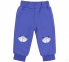 Детские спортивные штанишки на девочку ШР 514 Бемби трикотаж двунитка фиолетовый