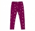 Детские спортивные штаны для девочки ШР 521 Бемби трикотаж фуксия-рисунок