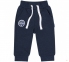 Детские спортивные штанишки для мальчика ШР 522 Бемби двунитка меланж меланж-синий