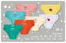 Дитячі труси плавками для дівчинки (продаються упаковкою по 5 шт) ТР 3 Бембі різнокольорові